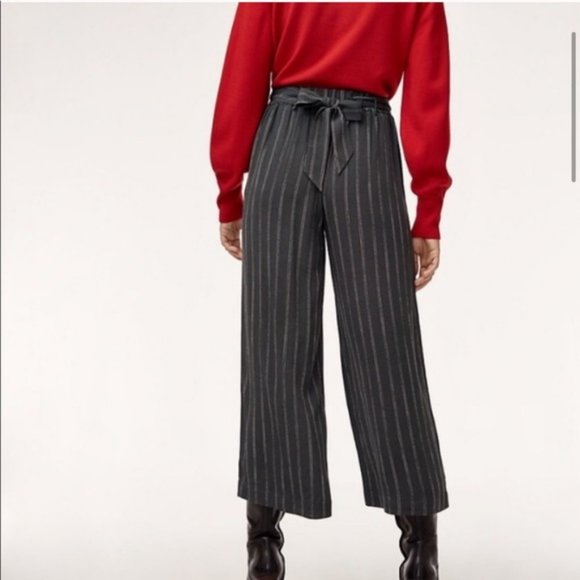 Wilfred Faun Pinstripe Wide Leg Pant